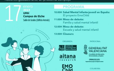 JORNADA SOBRE SALUD MENTAL EN LA INFANCIA Y ADOLESCENCIA: ACCIONES GLOBALES ANTE UN PROBLEMA COMPLEJO